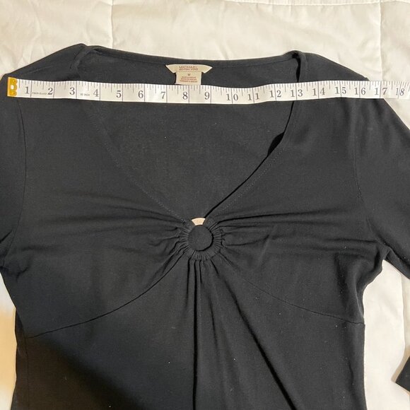 Y2K Michael Kors black half sleeve top (SALE) - Picture 8 of 15